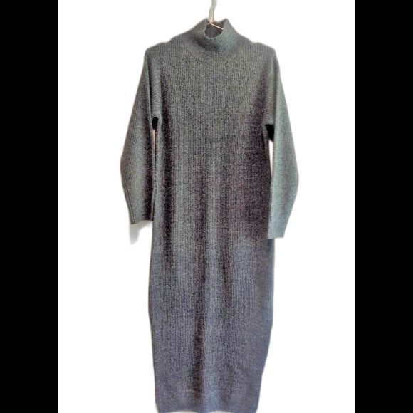 Universal Thread Long Sleeve Midi Sweater Dress Charcoal Gray XS "Cashmere Like" - Picture 1 of 7